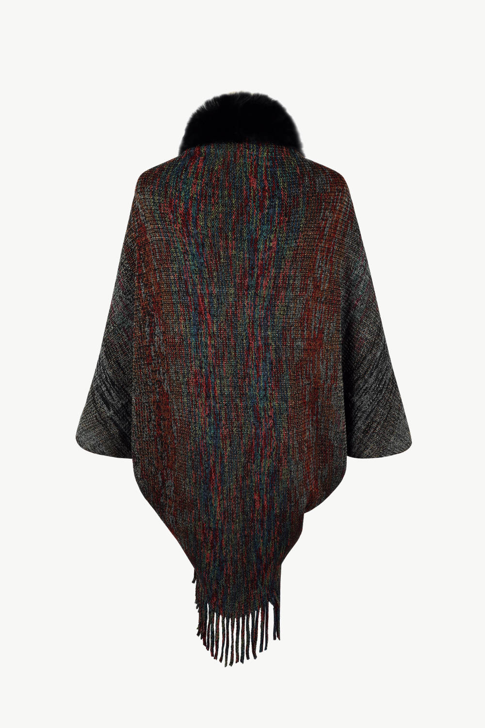 Arden Versailles — Open Front Fringe Hem Poncho, alternate view 19