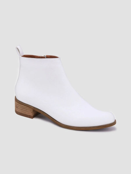 Beast Fashion PU Leather Block Heel Boots - Opulent Empire