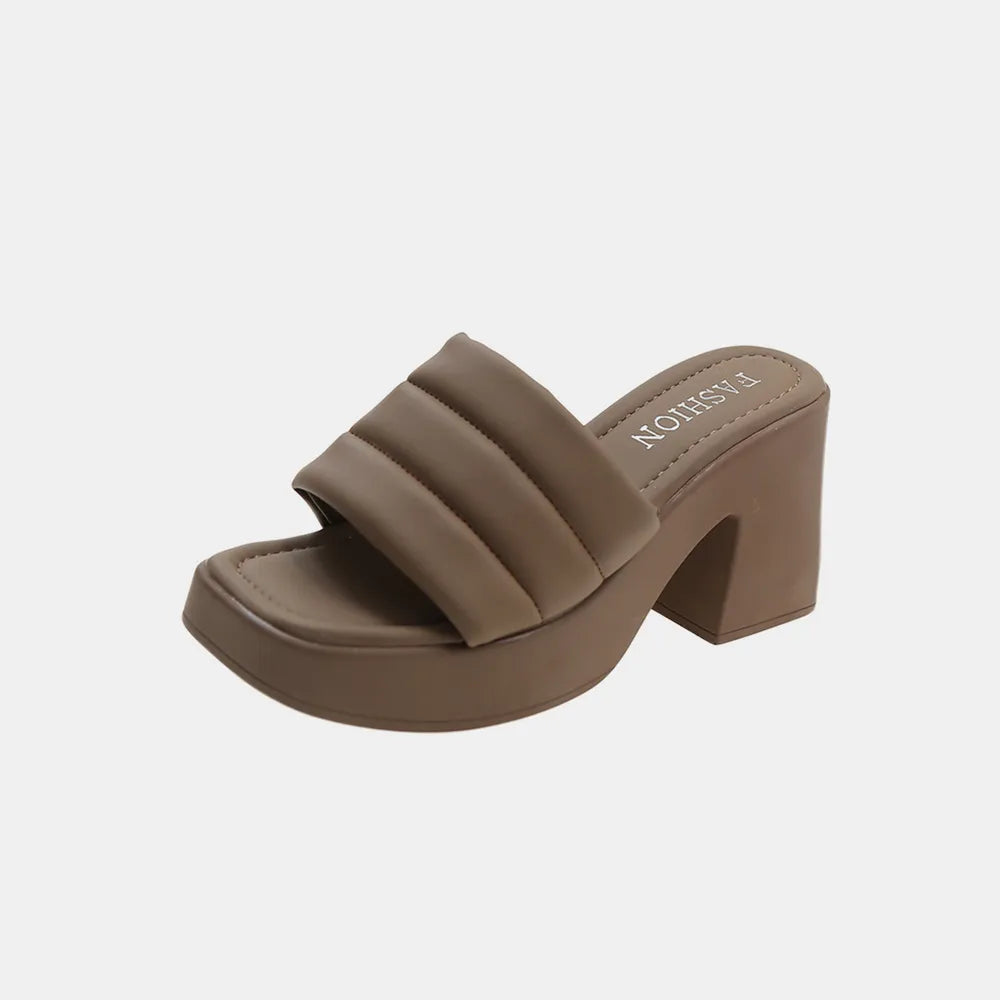 Jules Venturi — Open Toe Block Heel Sandals, alternate view 4