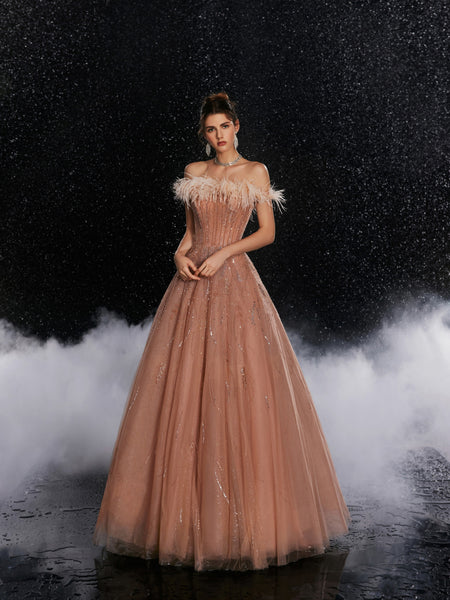 Champagne Women's Occasion Dress | Leonie Fontaine