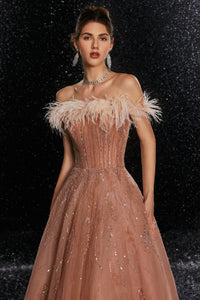 Leonie Fontaine — Champagne Women's Occasion Dress, alternate view 3