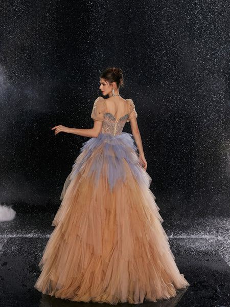 Peach Blossom Grandeur Gown