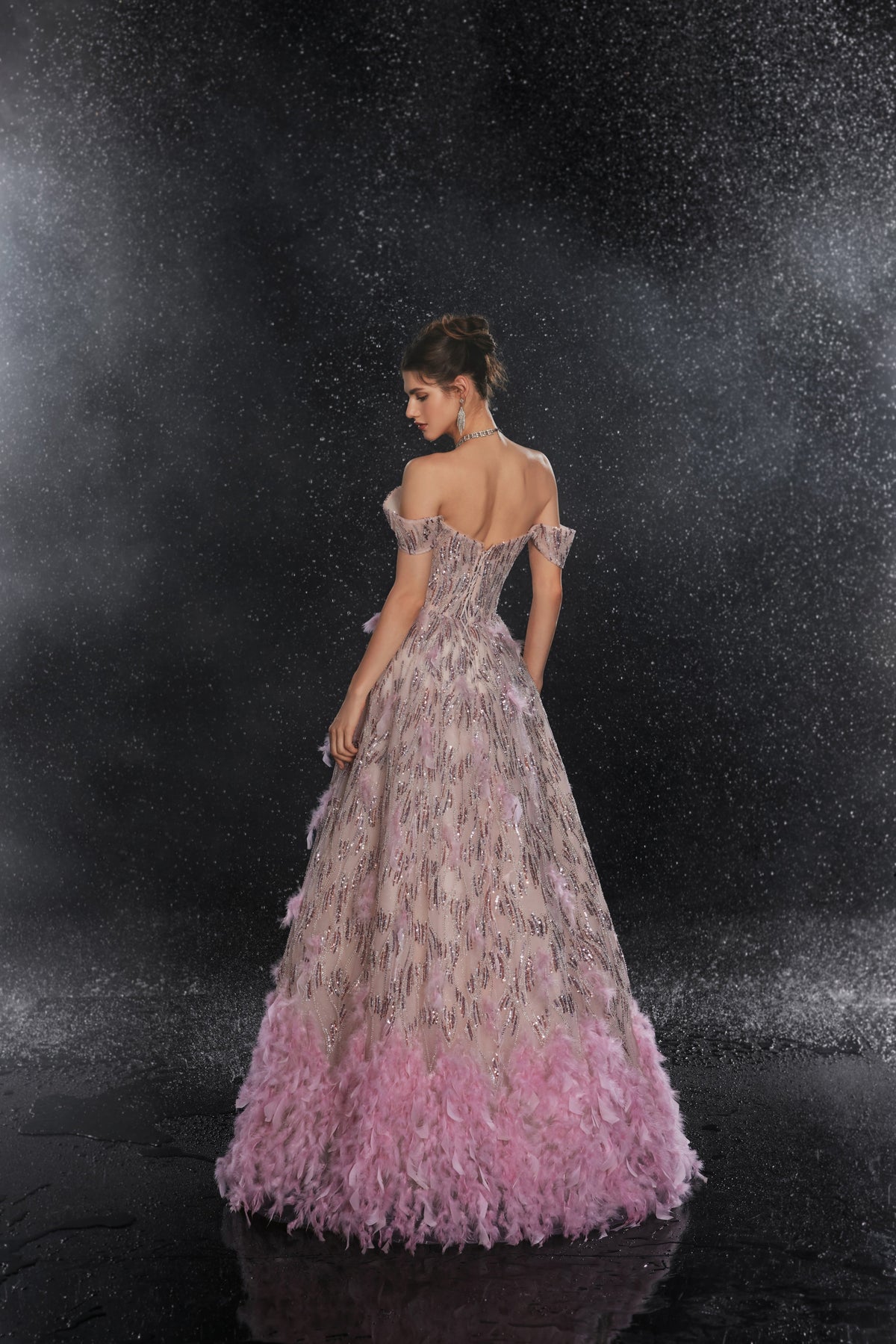 Magnolia Fontaine — Pink Women's Occasion Dress, alternate view 2