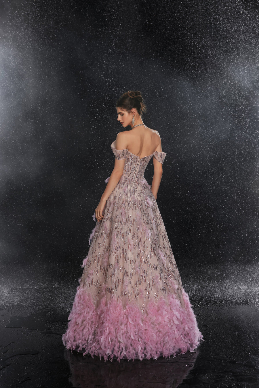Magnolia Fontaine — Pink Women's Occasion Dress, alternate view 2