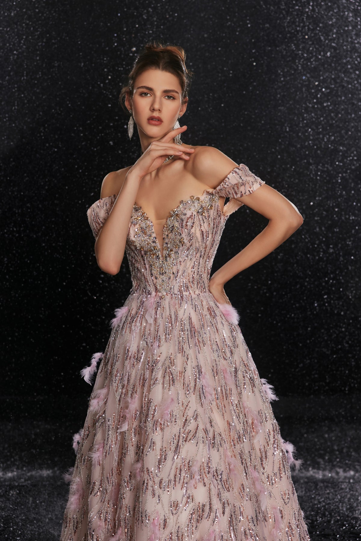 Magnolia Fontaine — Pink Women's Occasion Dress, alternate view 3