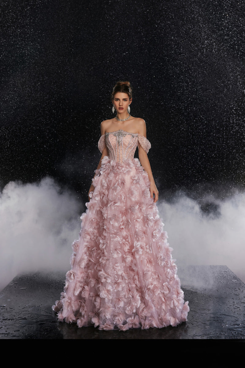 Katerina Fontaine — Pink Women's Occasion Dress