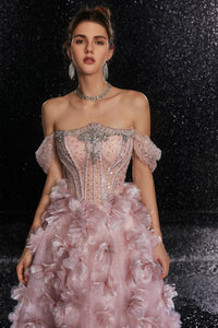 Katerina Fontaine — Pink Women's Occasion Dress, alternate view 3