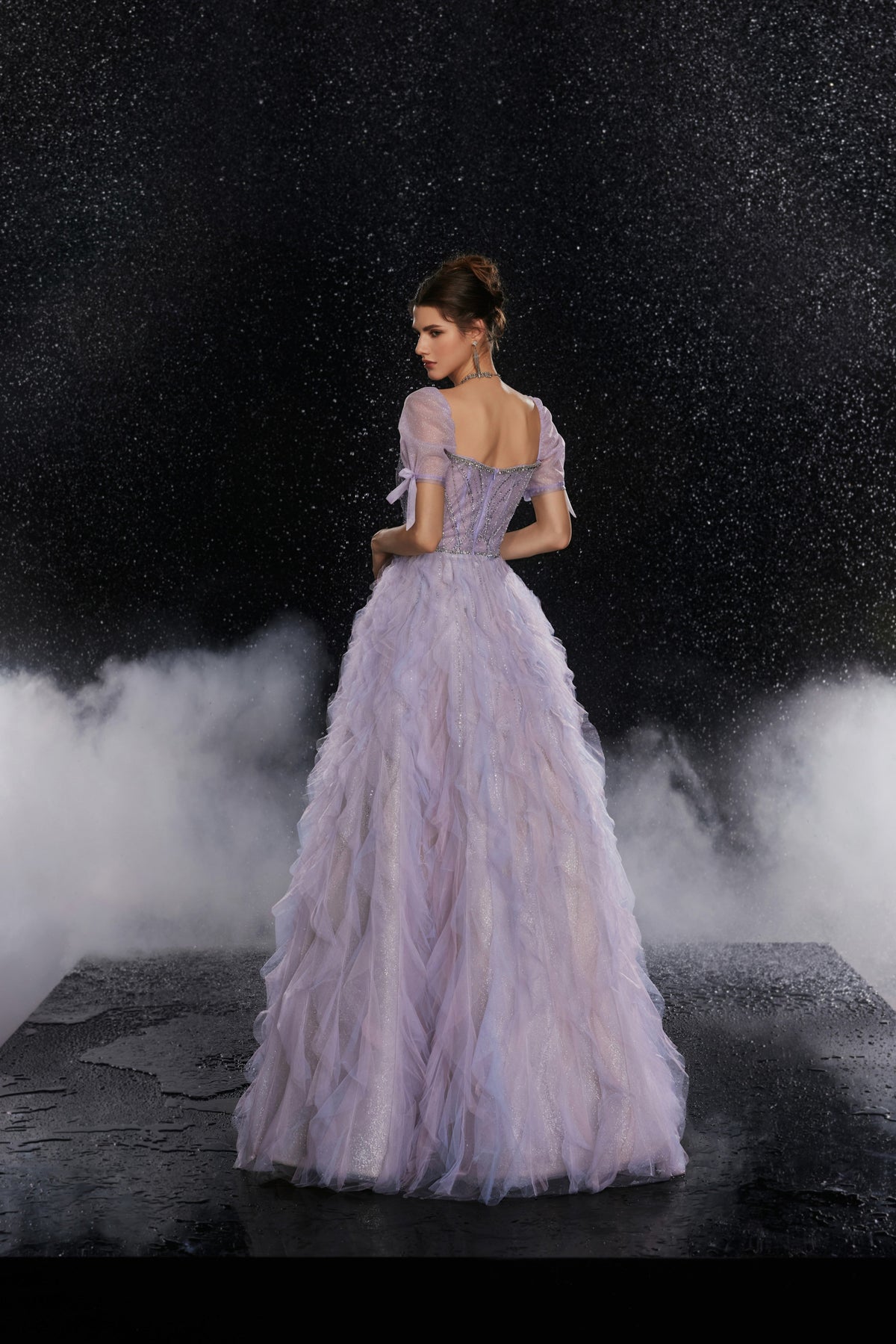Inez Fontaine — Purple Women's Occasion Dress, alternate view 2