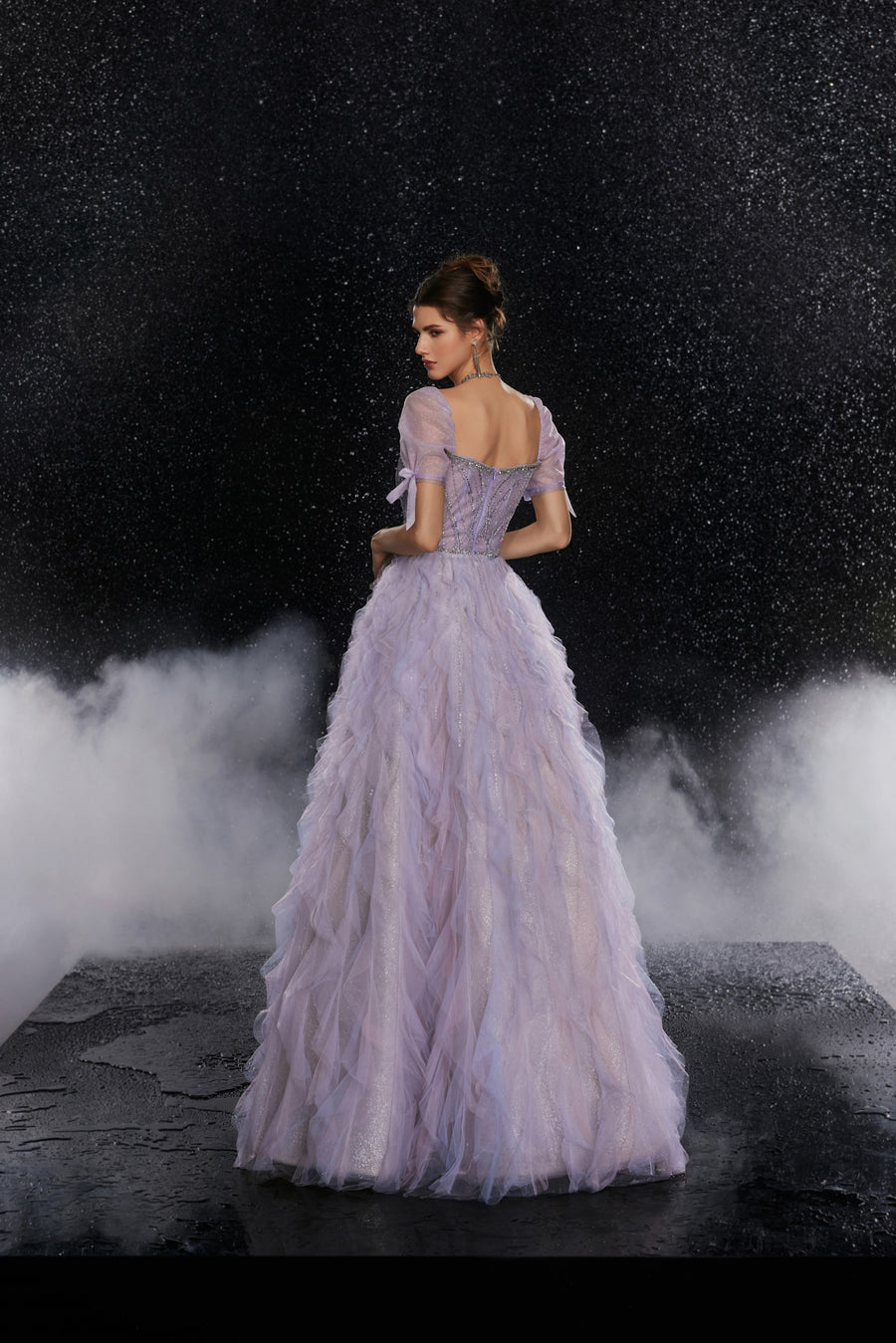 Inez Fontaine — Purple Women's Occasion Dress, alternate view 2