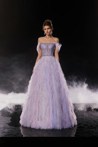 Inez Fontaine — Purple Women's Occasion Dress
