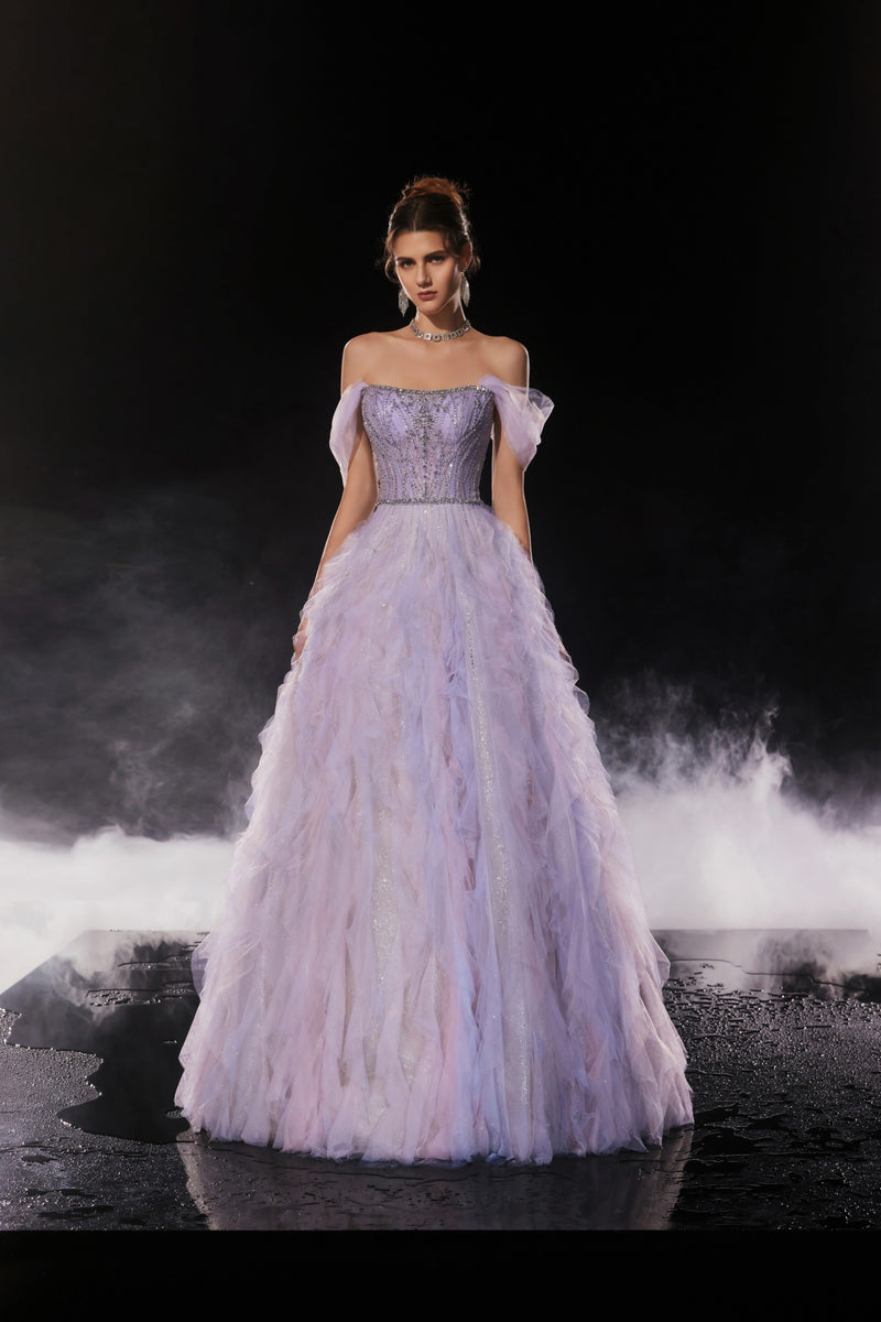 Inez Fontaine — Purple Women's Occasion Dress