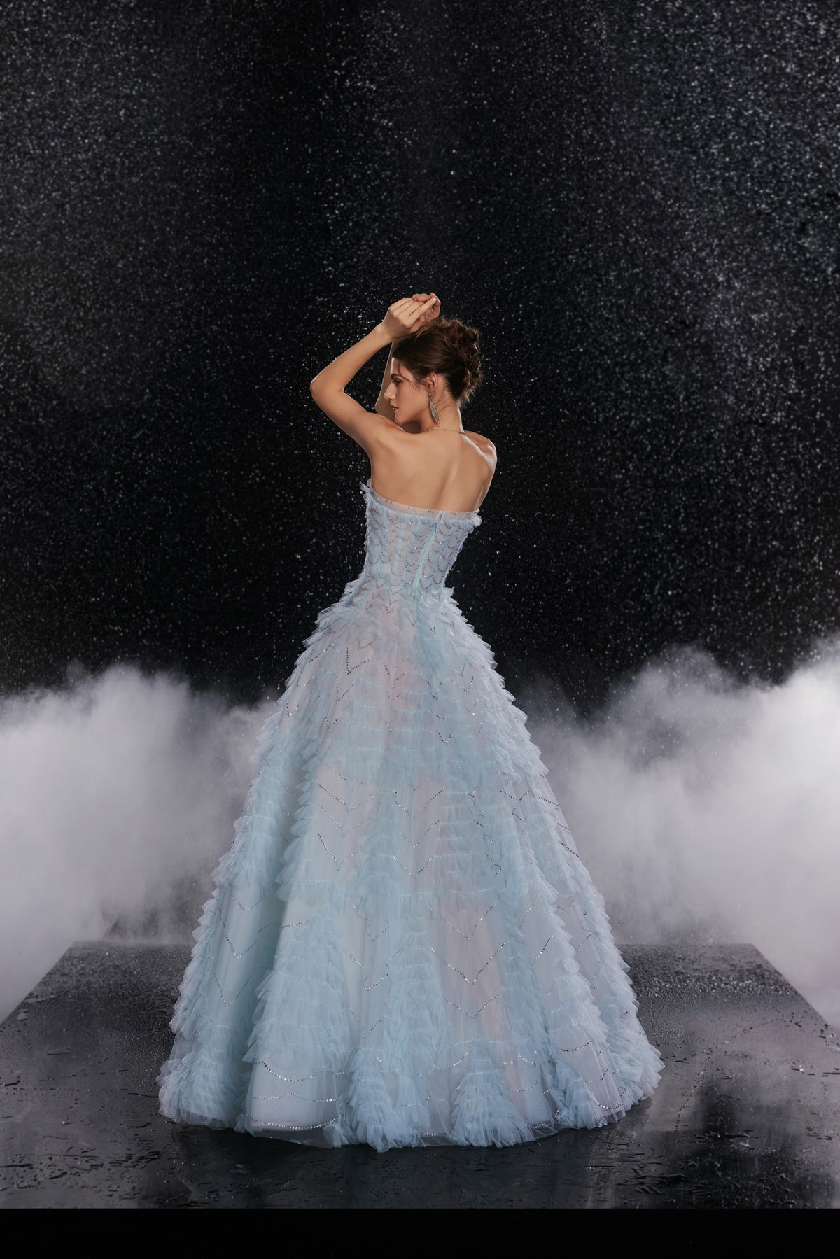 Gaia Fontaine — Blue Women's Occasion Dress, alternate view 2