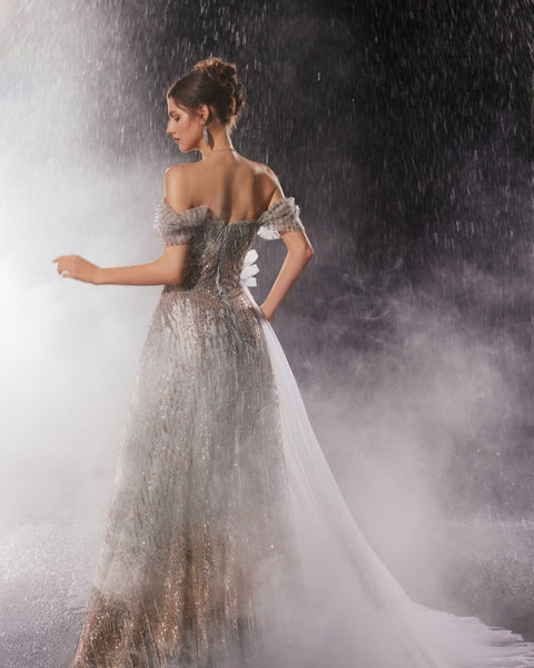 Champagne Stardust Gown