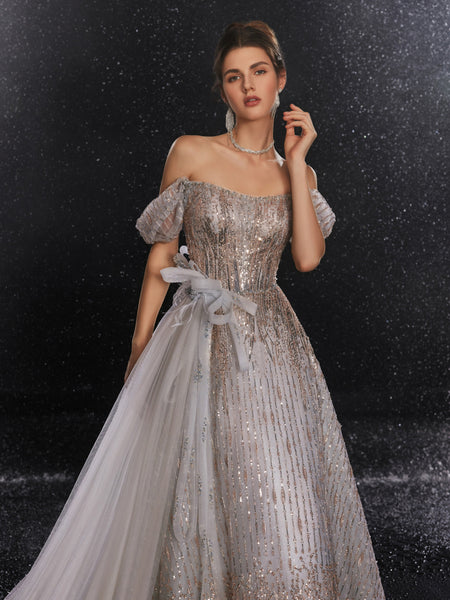 Champagne Stardust Gown