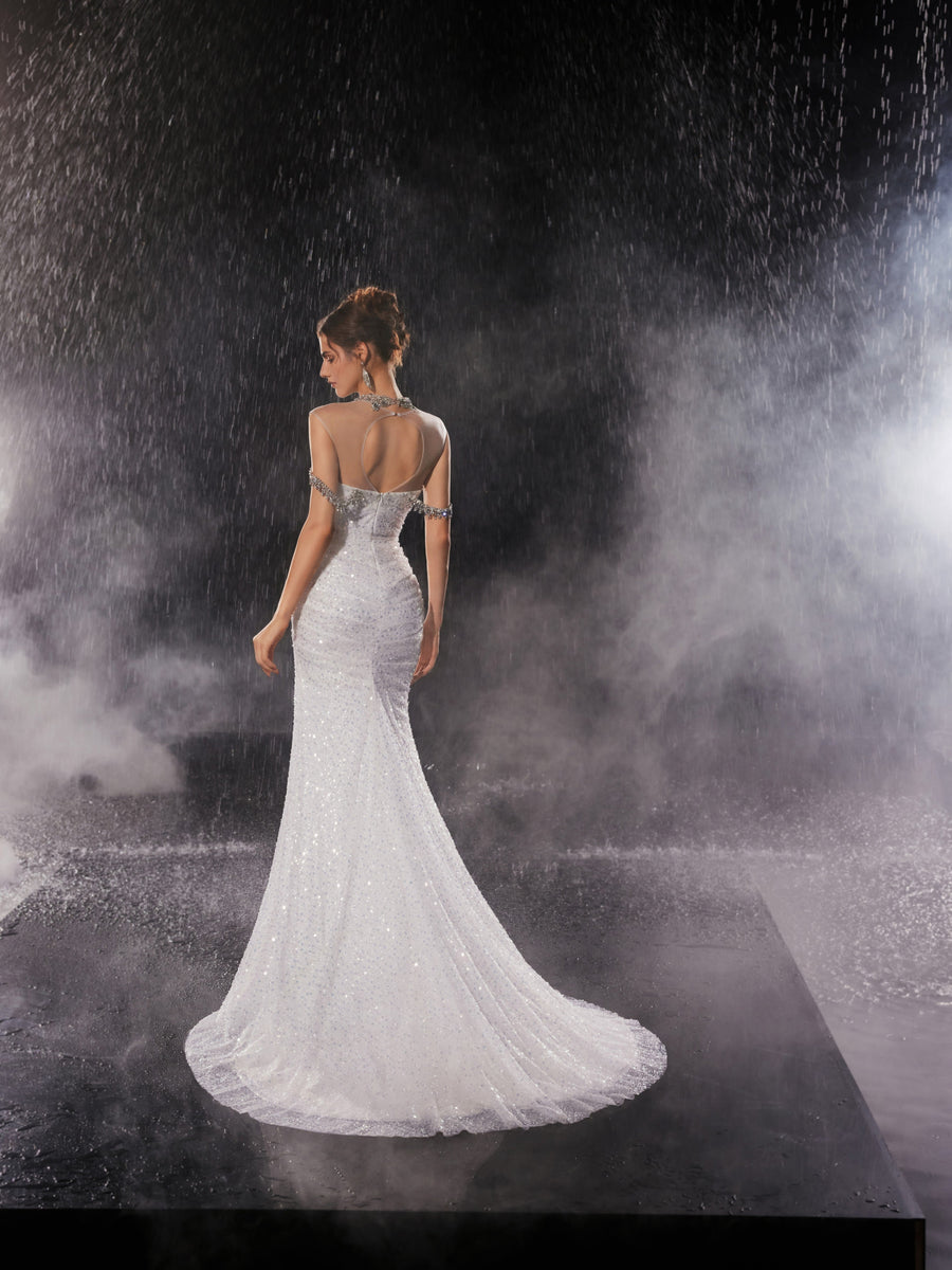 Silver Gold Siren Splendor Gown