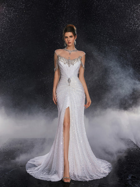Silver Gold Siren Splendor Gown