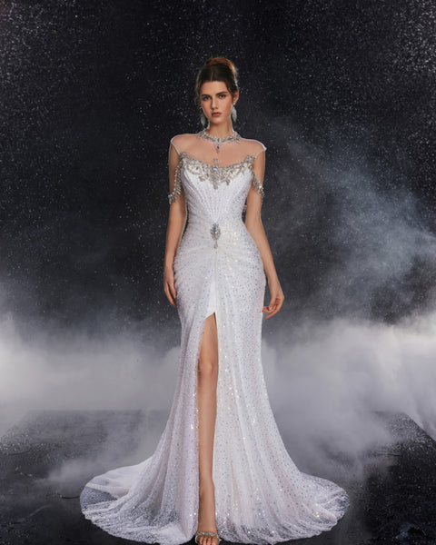 Silver Gold Siren Splendor Gown