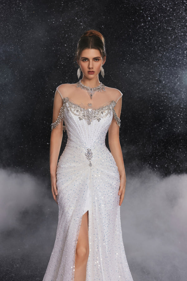 Silver Gold Siren Splendor Gown