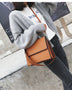 Wide Shoulder Bag Contrast Small Square Bag