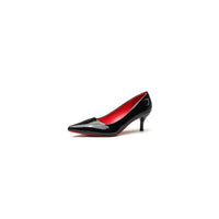 Fable Venturi — Point Toe Kitten Heels Pumps Fashion Footwear, alternate view 7