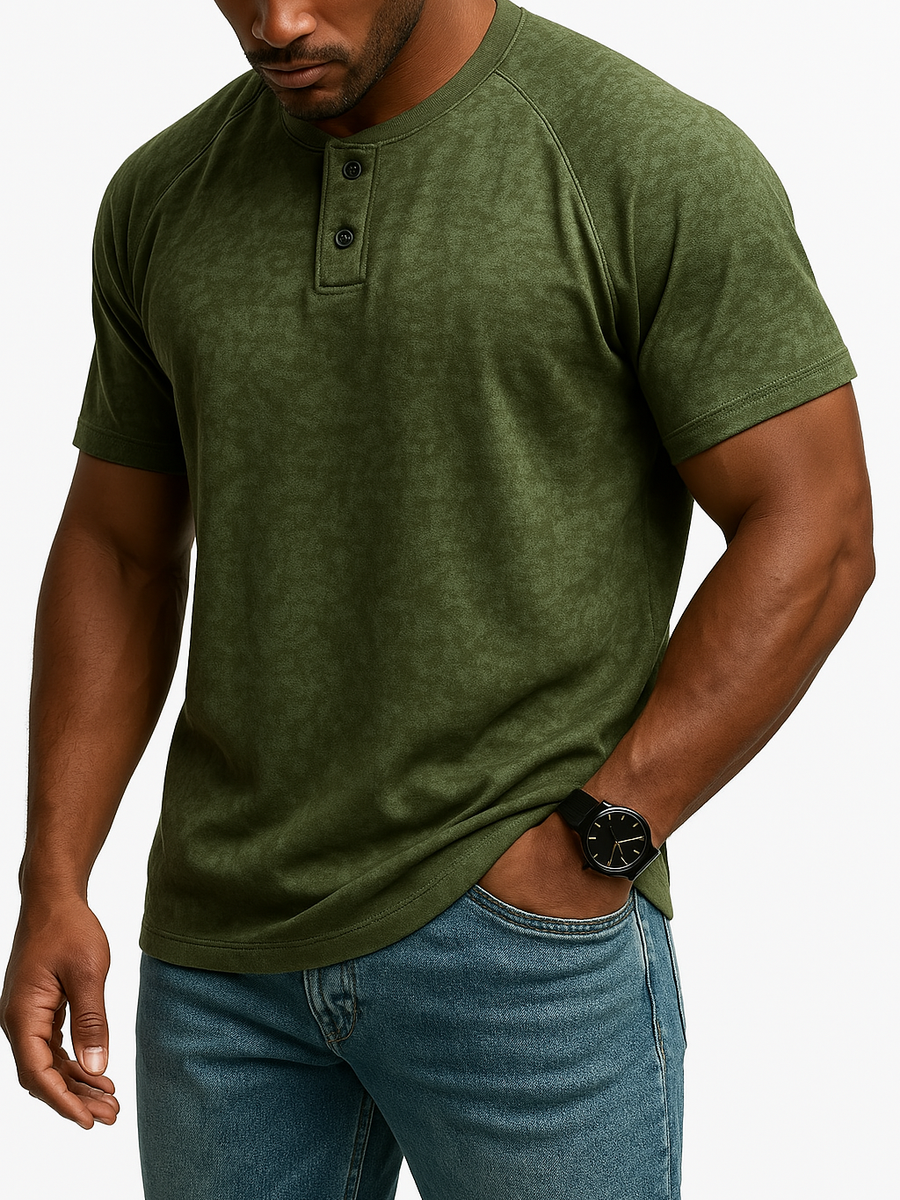 Men's Full Size Round Neck Short Sleeve T-Shirt Plus Size - Opulent Empire