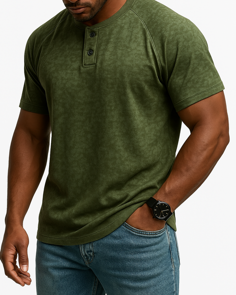 Men's Full Size Round Neck Short Sleeve T-Shirt Plus Size - Opulent Empire