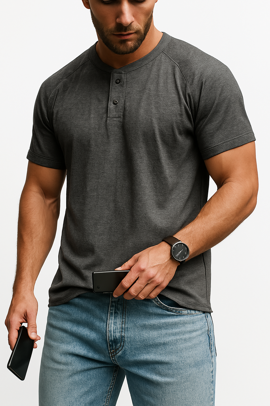 Nikolai Beaumont — Men's Full Size Round Neck Short Sleeve T-Shirt Plus Size, alternate view 5