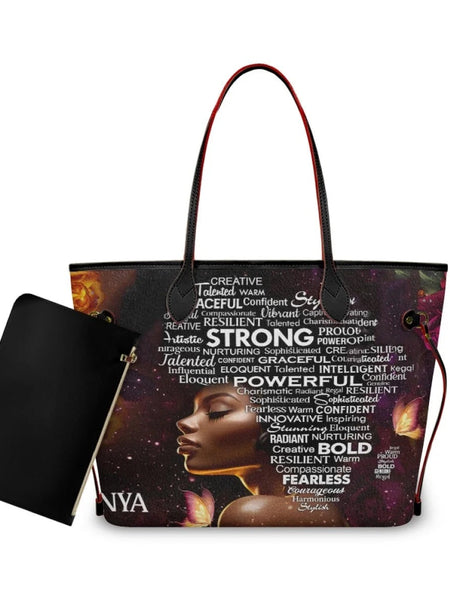 African Girls™ | Large Leather Tote Bags - Opulent Empire