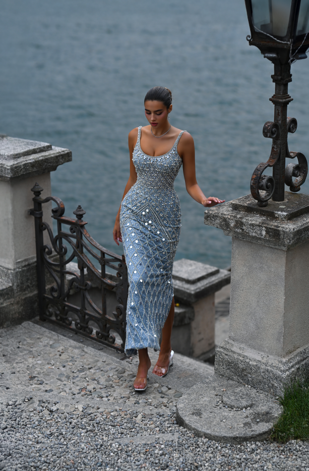 Amélie Valmont — Look 01 - Style #11590 Formal Evening Gown, alternate view 2
