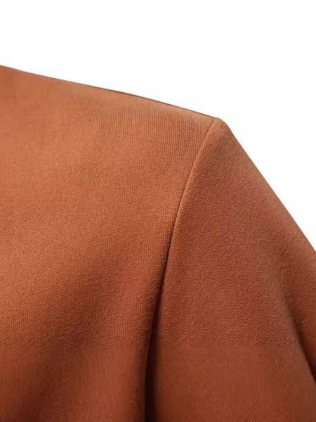 Men's Color Block Long Sleeve Polo - Opulent Empire