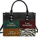 Leather Handbag for Black Women - Tote Bags for Women - Mother'S Day Gifts - Bir