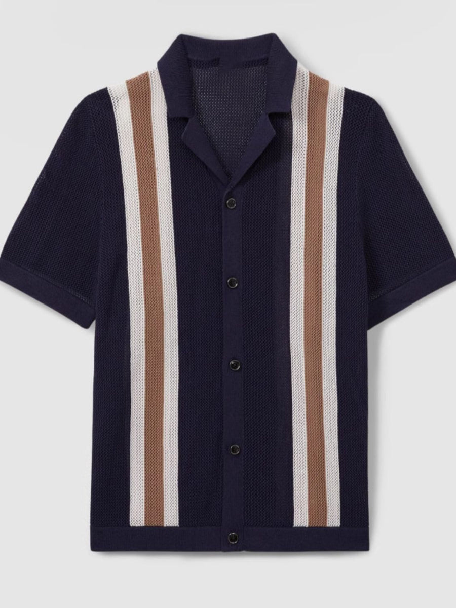 Men's Plus Size Button Down Short Sleeve Shirt - Opulent Empire