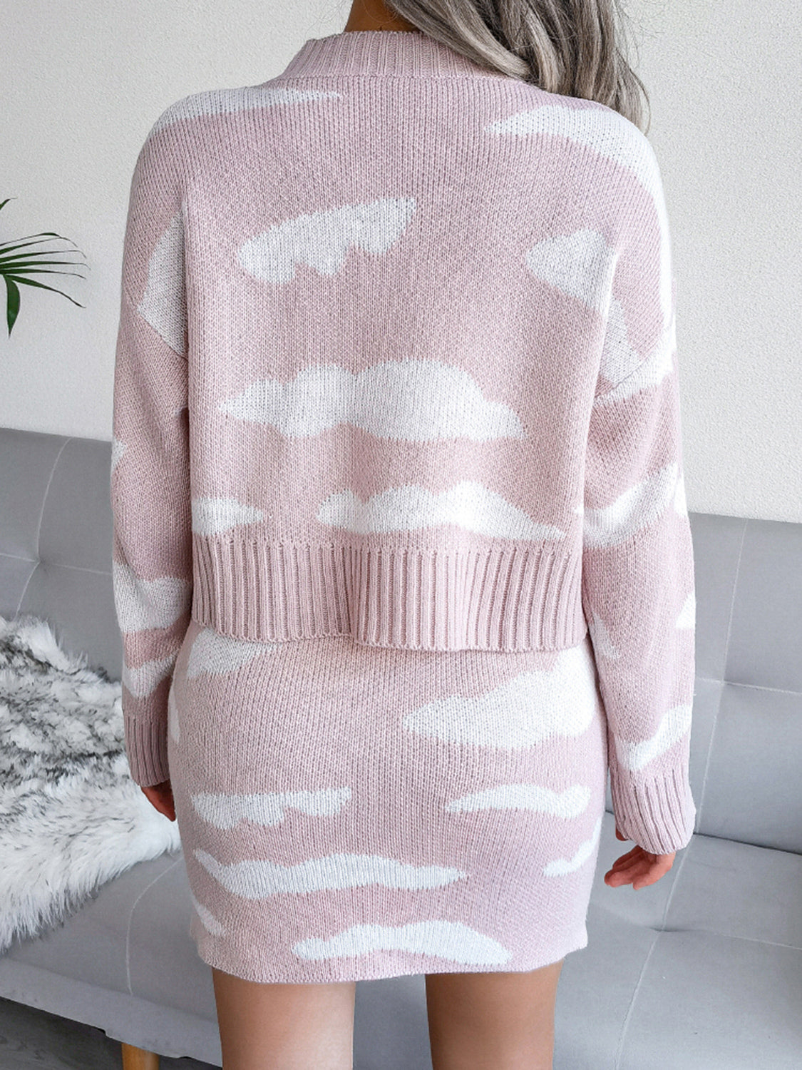 Sage Fontaine — Cloud Sweater and Knit Skirt Set, alternate view 2