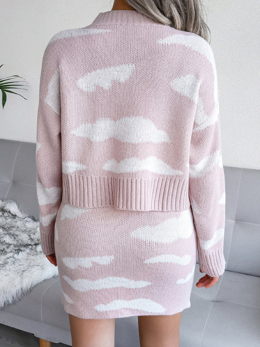 Sage Fontaine — Cloud Sweater and Knit Skirt Set, alternate view 2