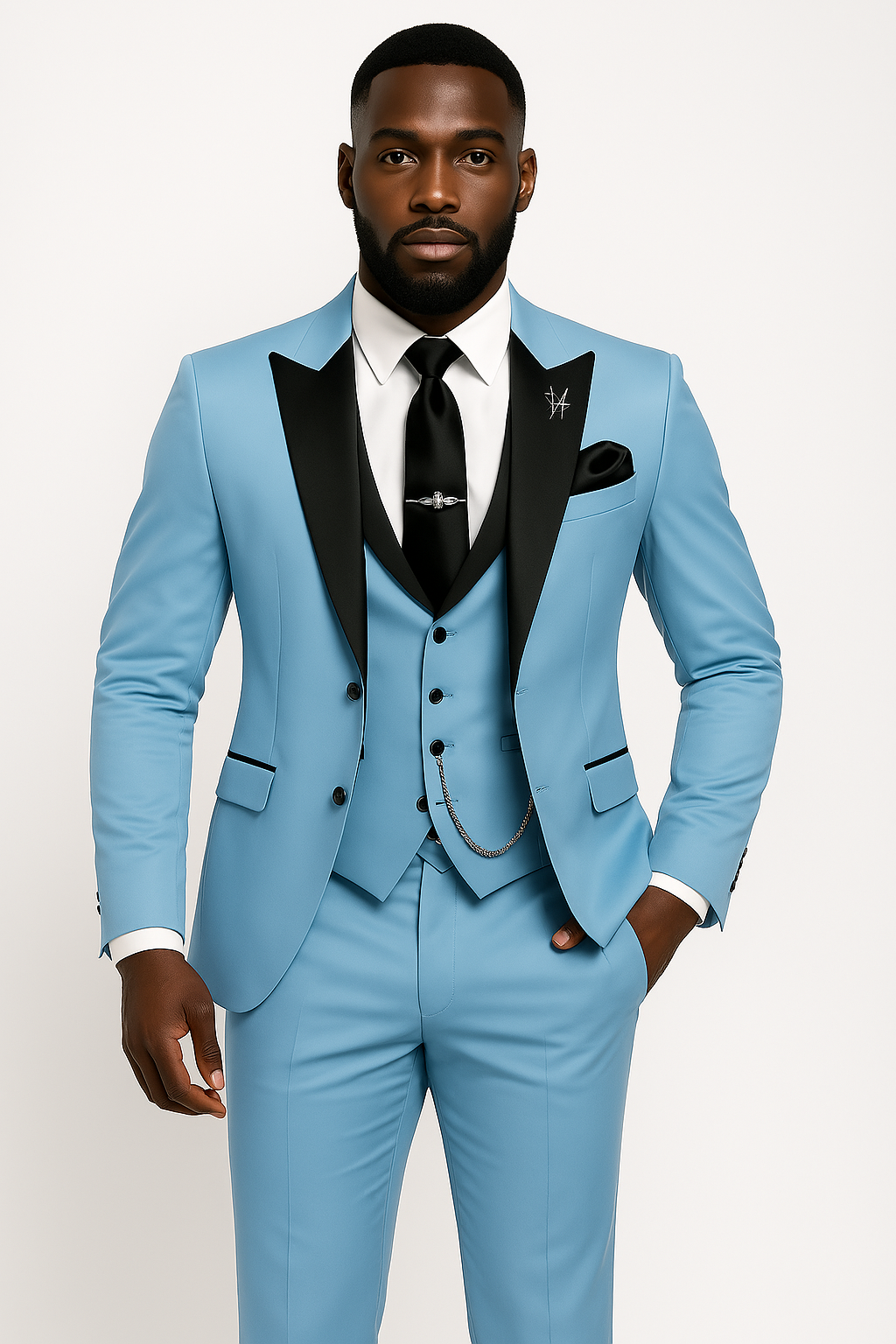 Elspeth — Men's Three-piece Suit Bridegroom Best Man Wedding Suit Men, alternate view 22