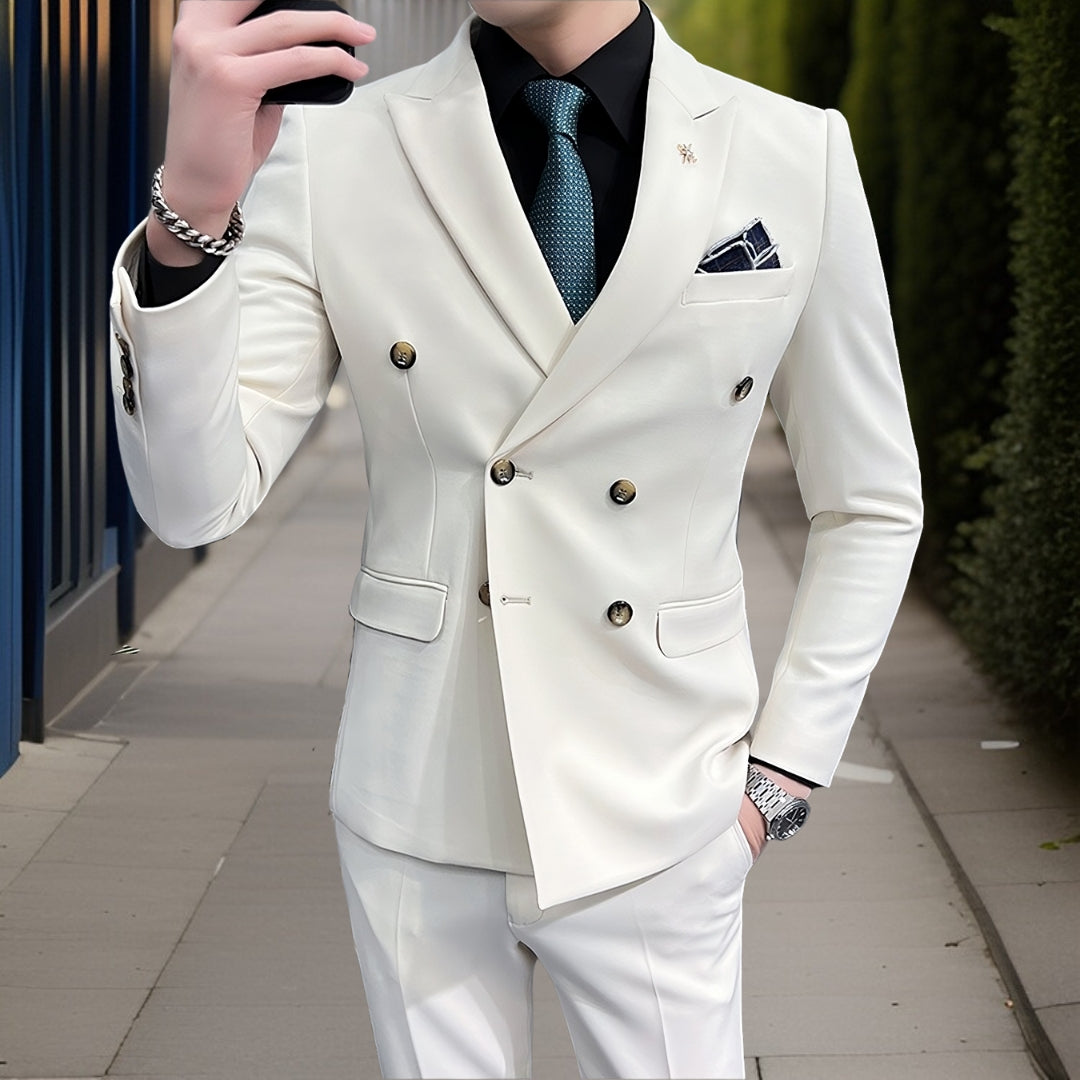 Alexandros™ — Luxury Business Suit 3-Piece Suit Set, alternate view 3