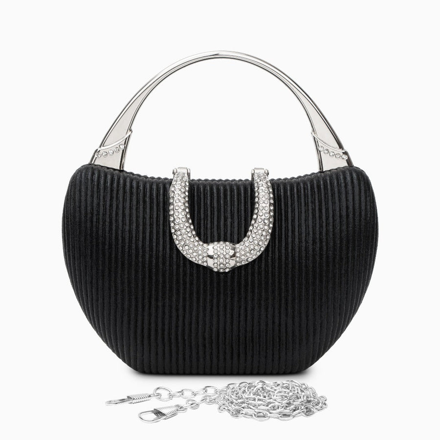 Fancy Metallic Evening Handbag - Opulent Empire