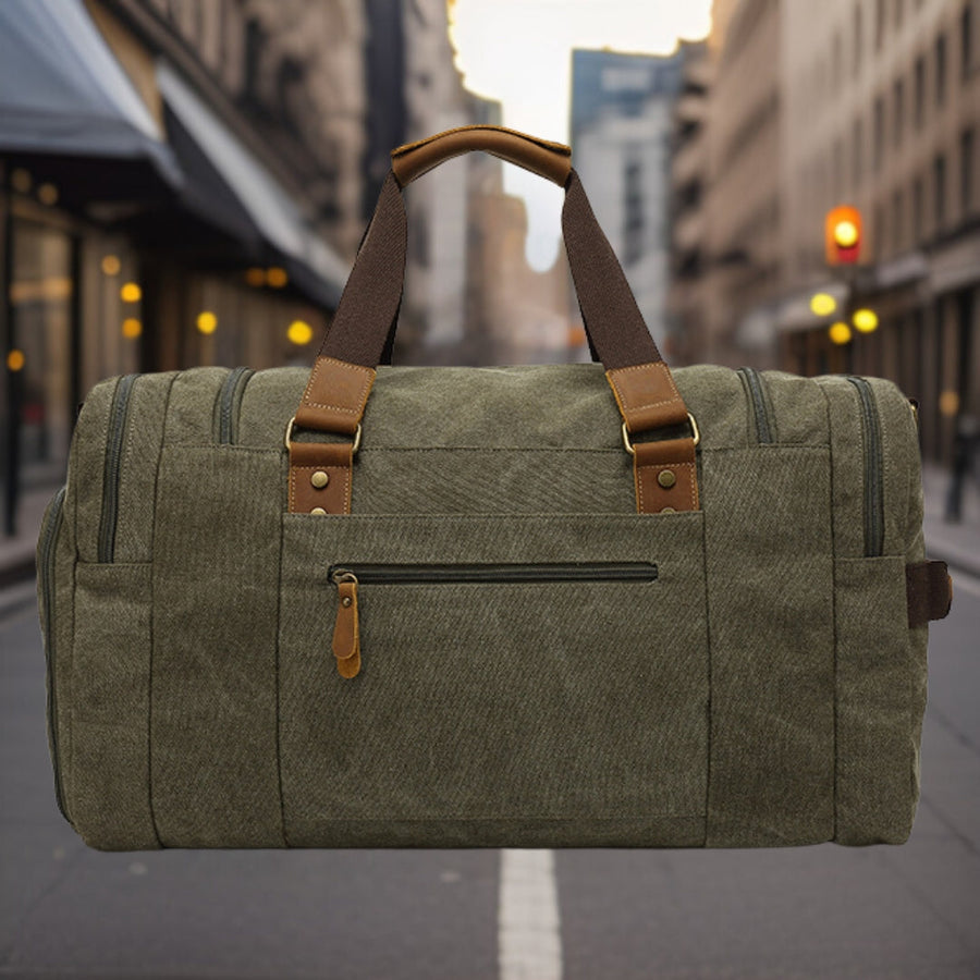 Wesley™ — Stylish Canvas Travel Bag, alternate view 2