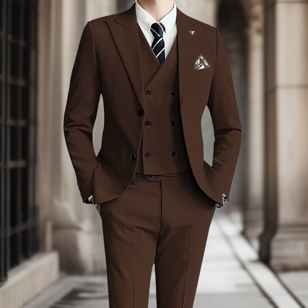 Yannis™ — Elegant Three-Piece Wedding Suit Set, alternate view 7
