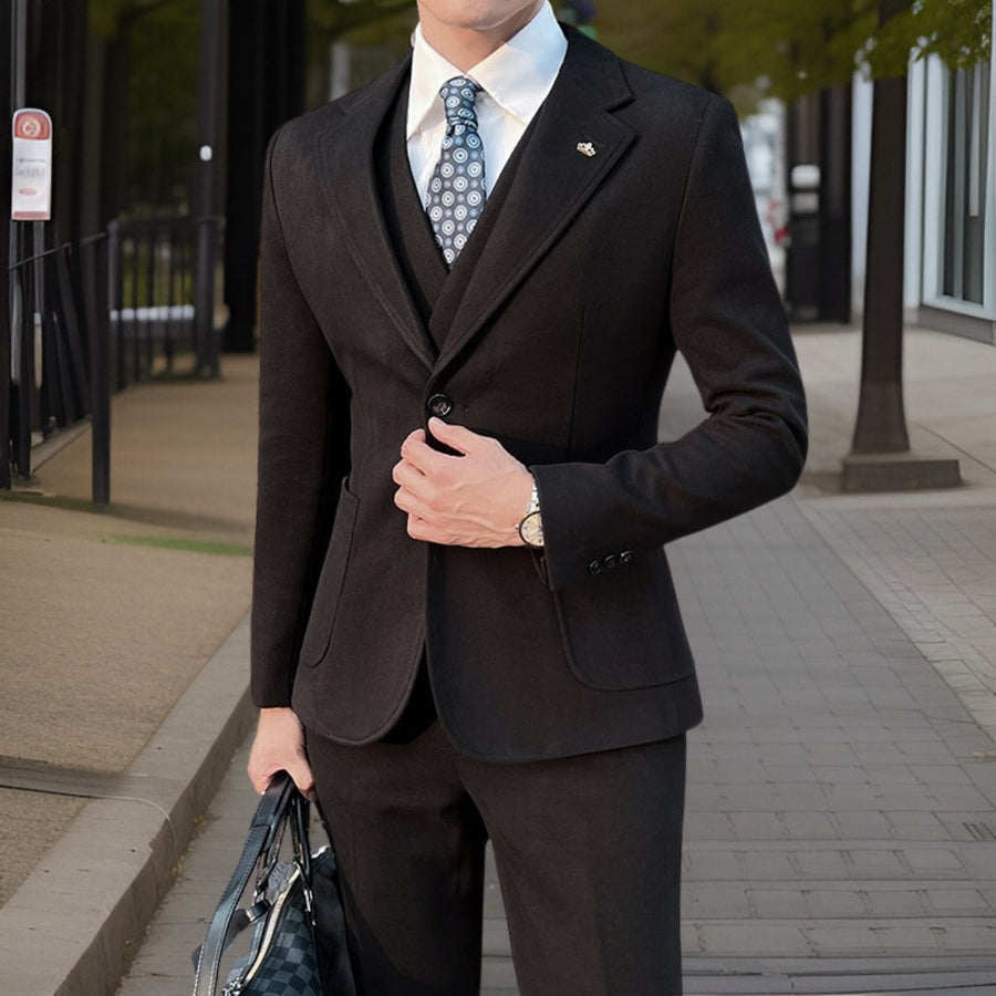 Valerius™ — Elegant Business Suit 3-Piece Suit Set, alternate view 2