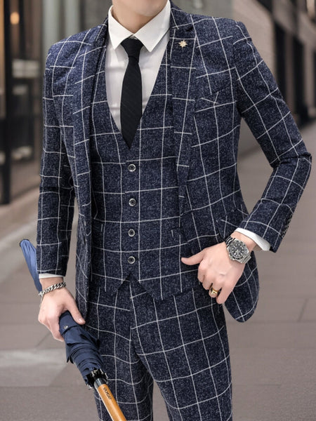Xander™ | Deluxe Slim-Fit Three-Piece Suit