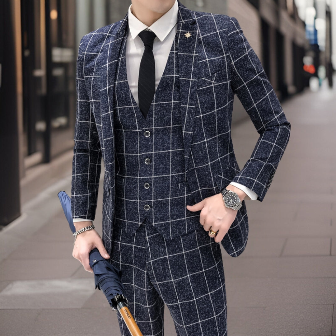 Xander™ — Deluxe Slim-Fit Three-Piece Suit, alternate view 3
