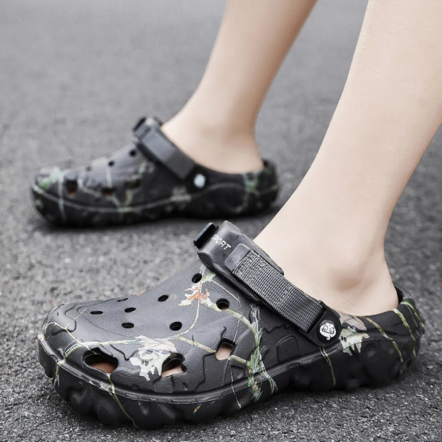 Dorian Montclair — Men's Printed Round Toe Sandals Men's Fashion Footwear, alternate view 2