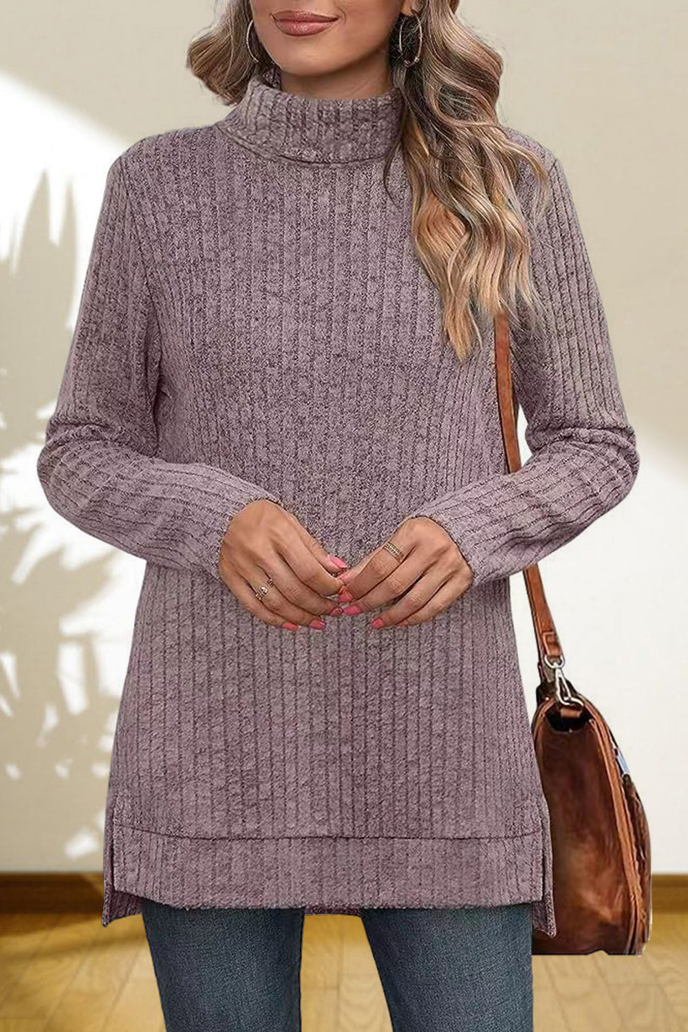 Ciel Rousseau — Turtleneck High Low Top, alternate view 31