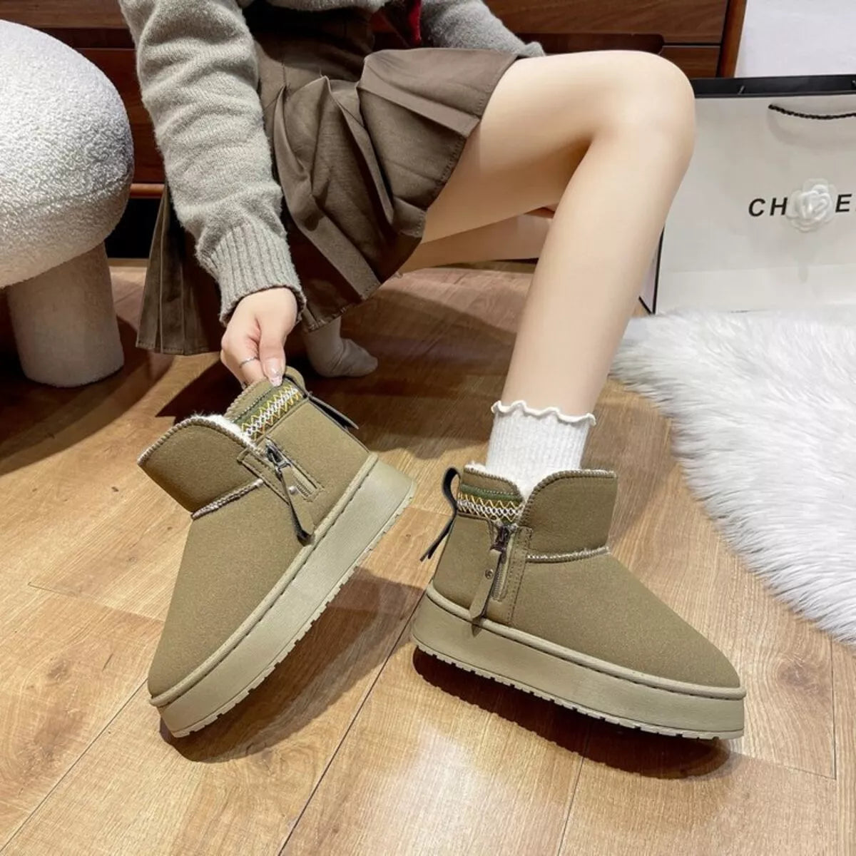 Cove Venturi — Round Toe Platform Boots Fashion Footwear, alternate view 6