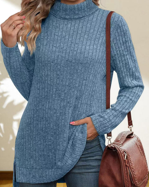 Ciel Rousseau — Turtleneck High Low Top, alternate view 17