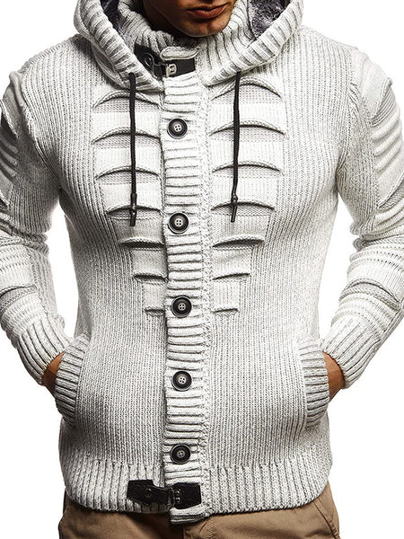 Ashton™ | Sweater - Men's Hooded Knitted Cardigan Jacket