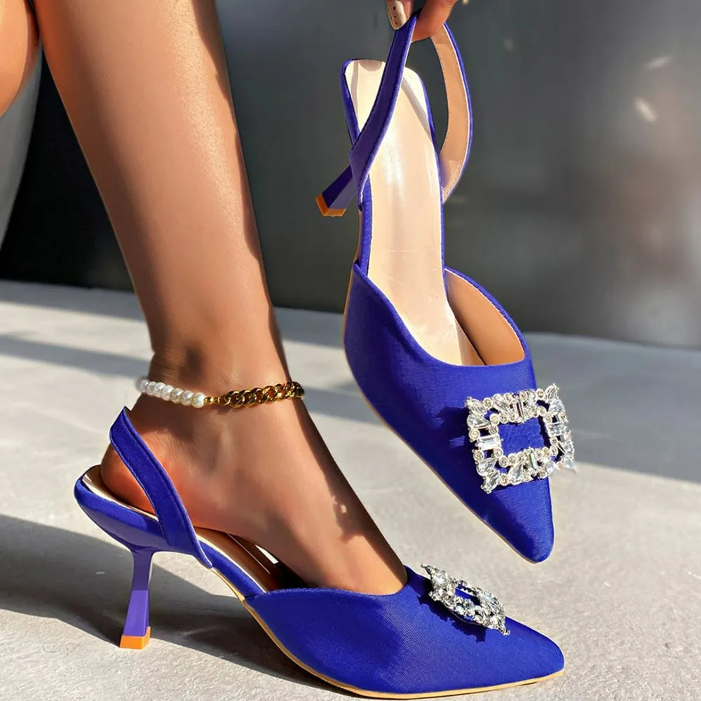 Ellis Sorrento — Point Toe Kitten Heels Pumps Fashion Footwear, alternate view 5