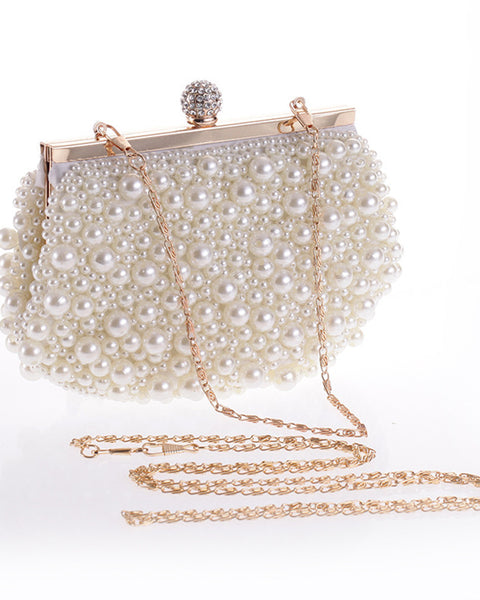 Handcrafted Beaded Embroidered Featured Evening Bag