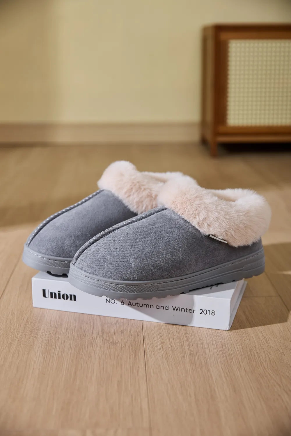 Rain Fiorenza — Faux Fur Round Toe Platform Slippers Fashion Footwear, alternate view 21